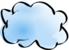 Blue And White Cloud Clip Art